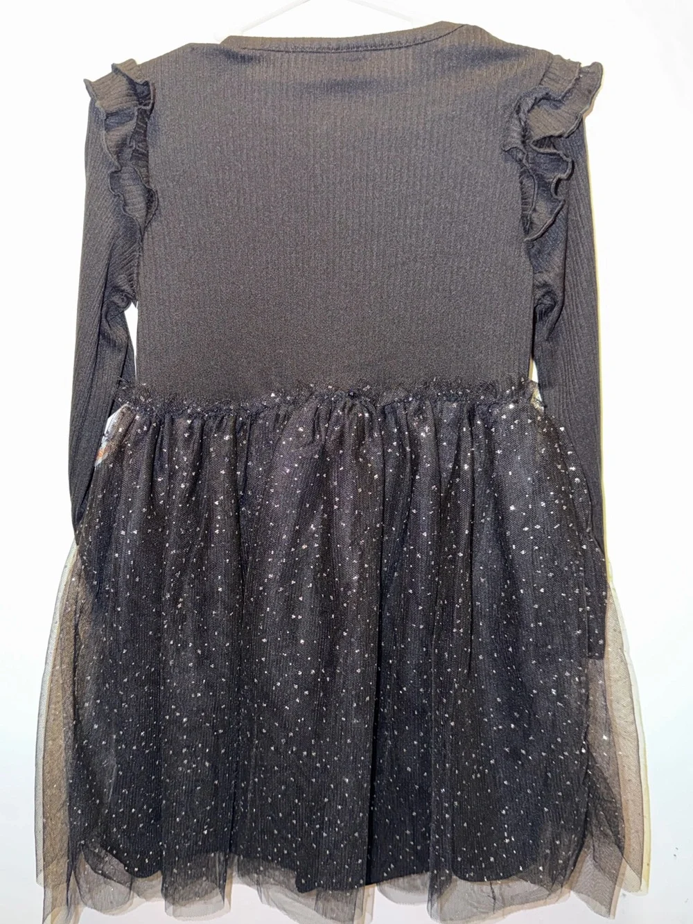 Kids Black Cat Tulle Dress Costume - Unbranded